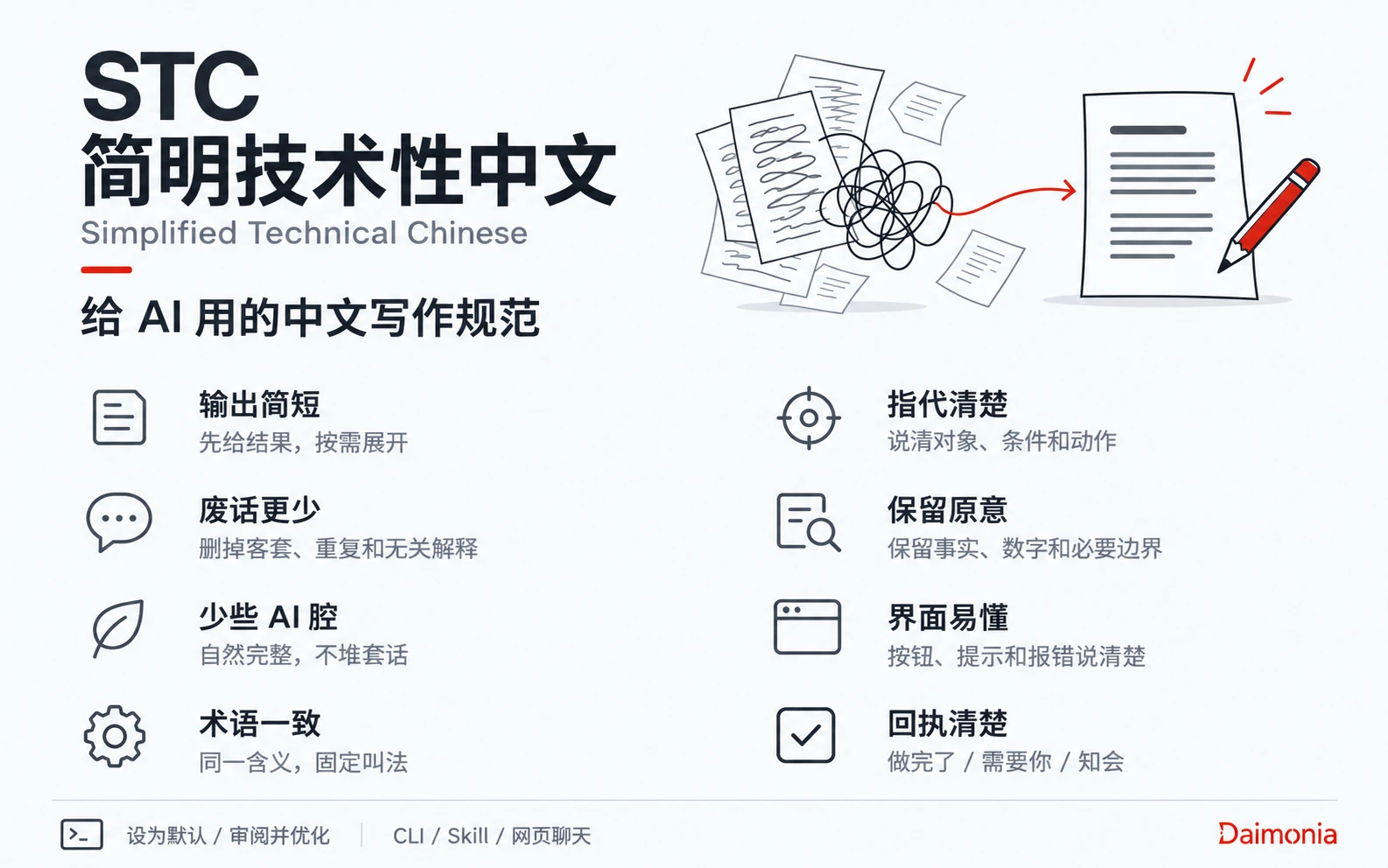 Eight benefits of STC, Simplified Technical Chinese
